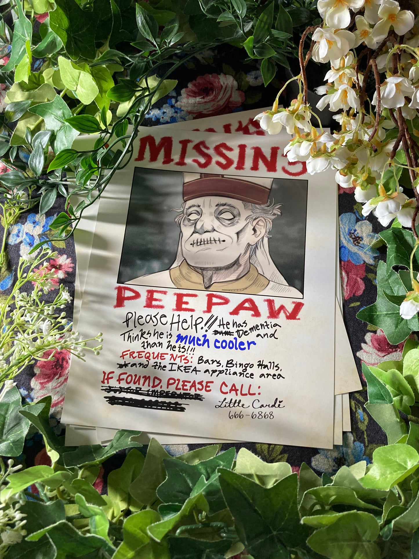 Missing Peepaw Print!