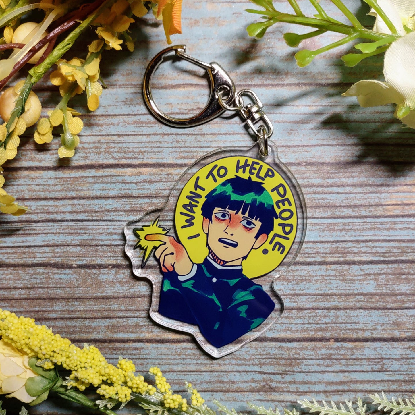 Shigeo Mob Acrylic Charm!