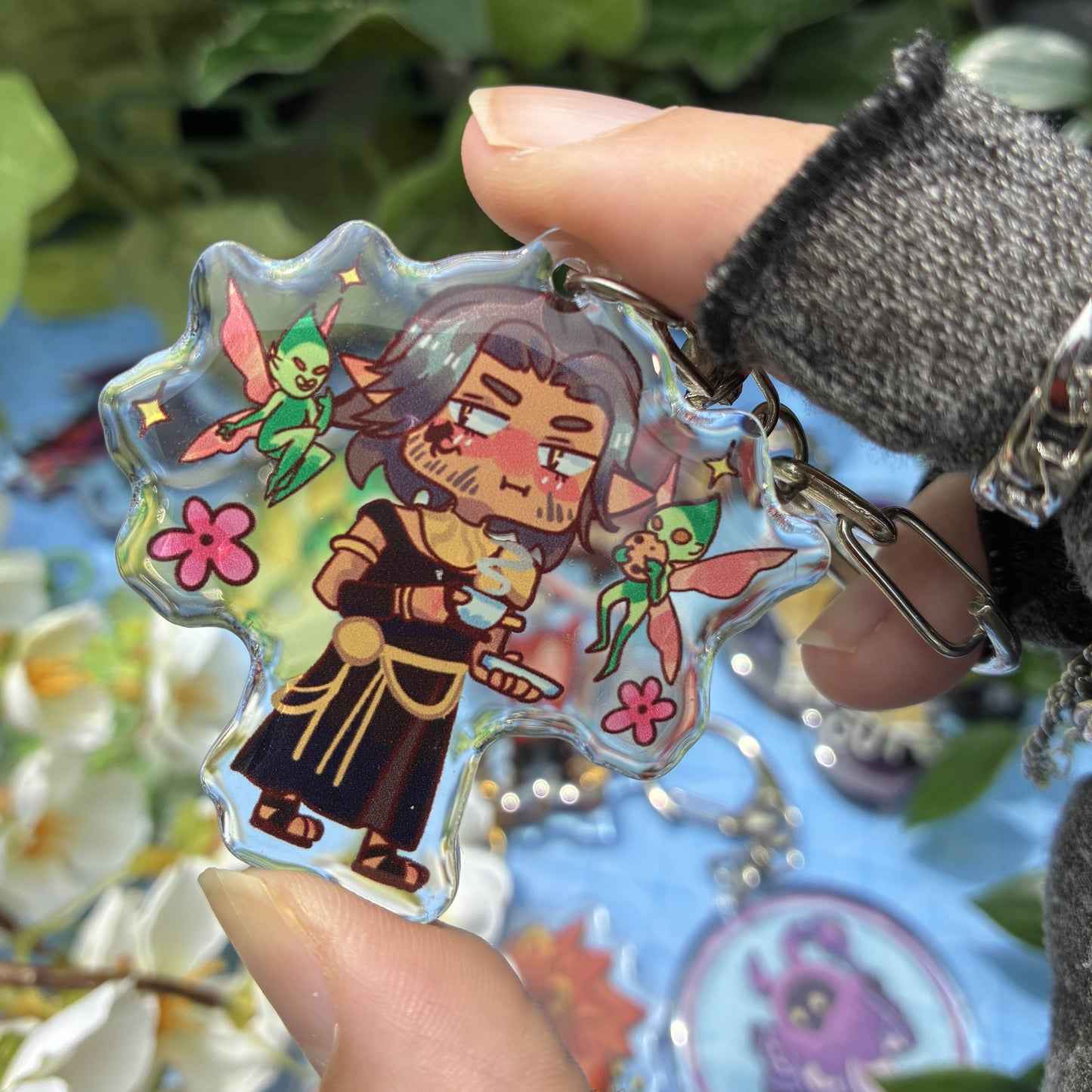 Fourteen Fantasy Epoxy Charms!