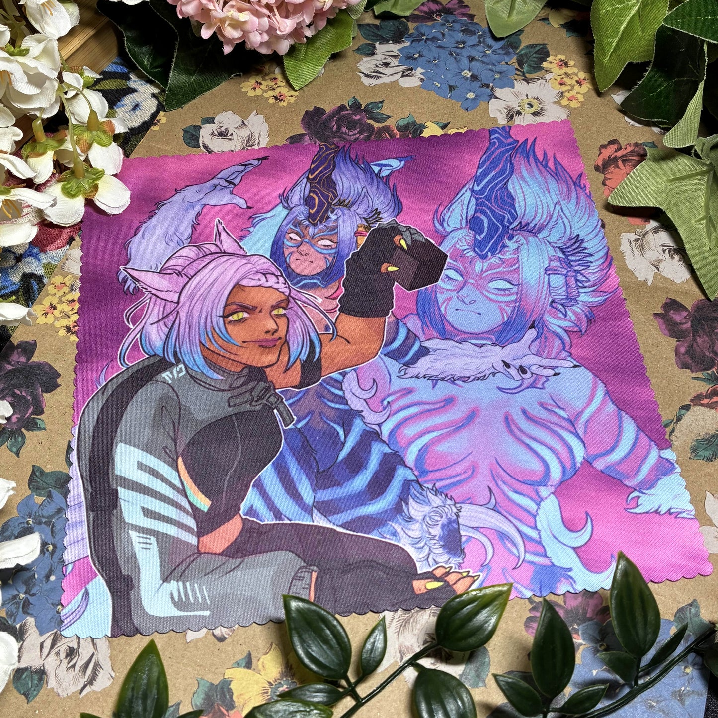 Fantasy Idol Wrestlers Microfiber Cloth!