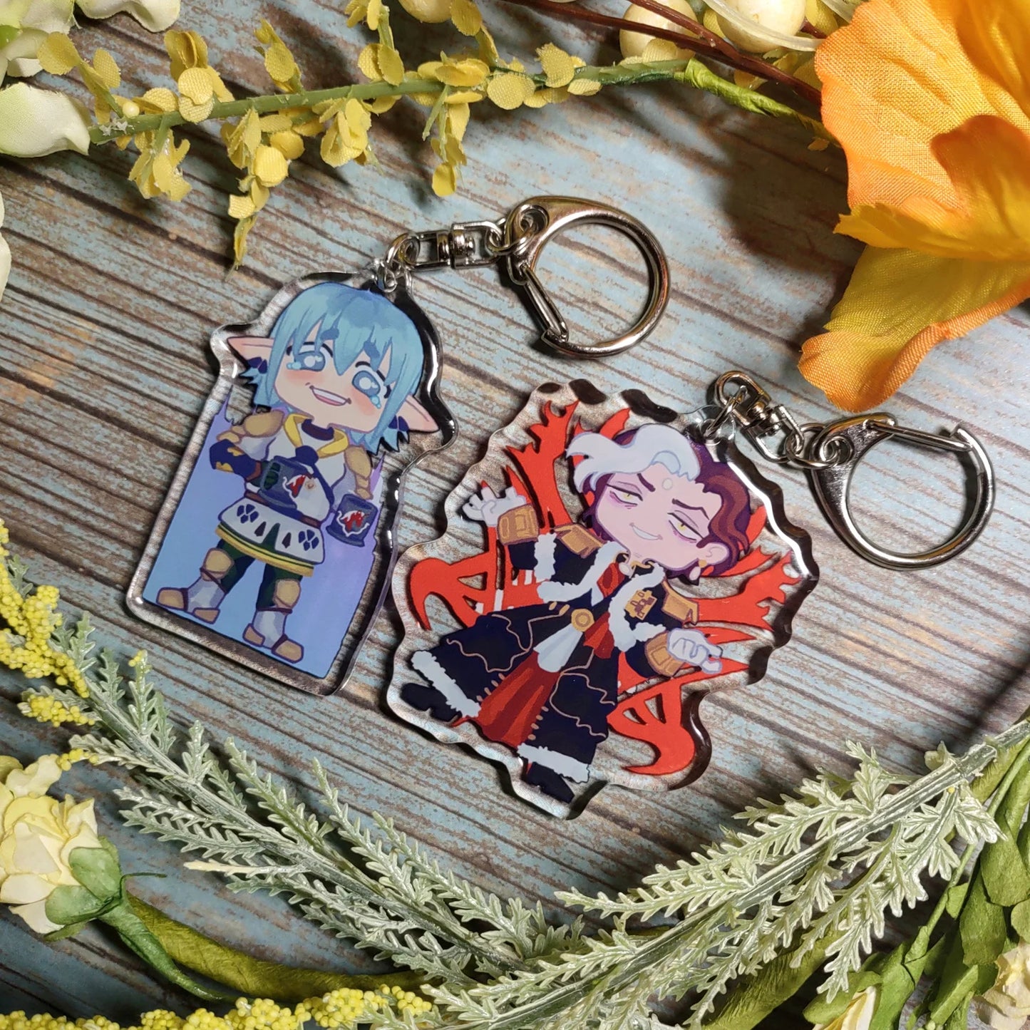 Fourteen Fantasy Sad End Boys Epoxy Charms!