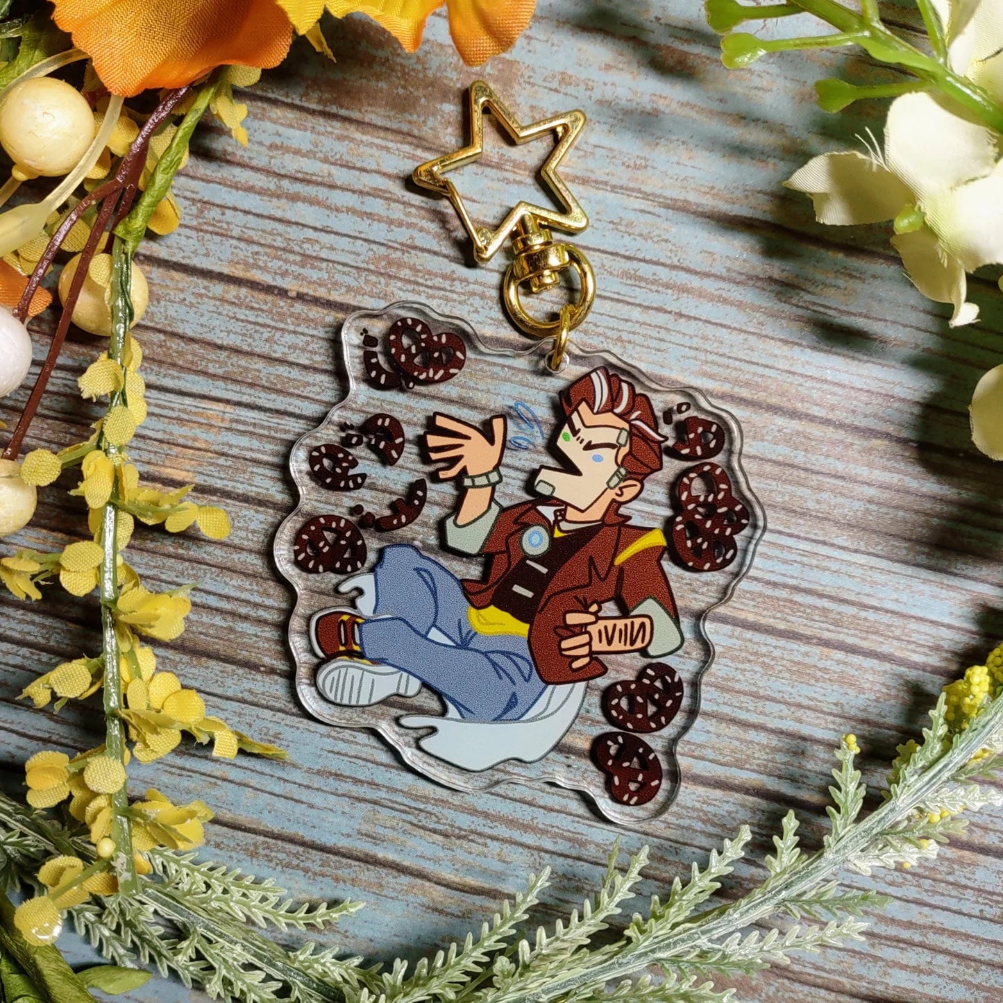 Pretzel Jack Acrylic Charm!