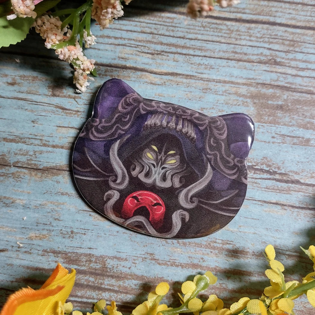 Fourteen Fantasy Cat-Shaped Buttons