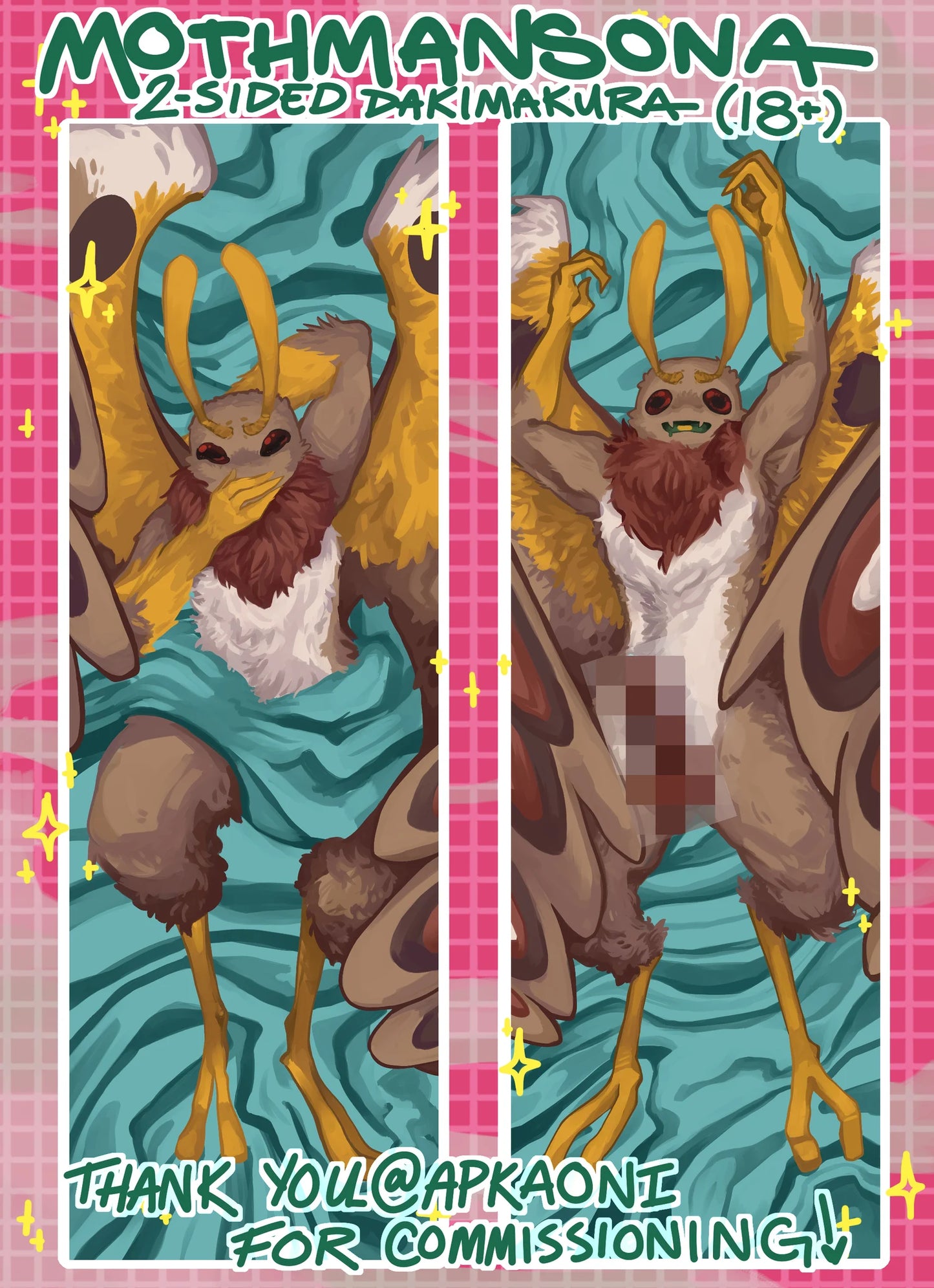 "Spicy" Mothman Dakimakura!
