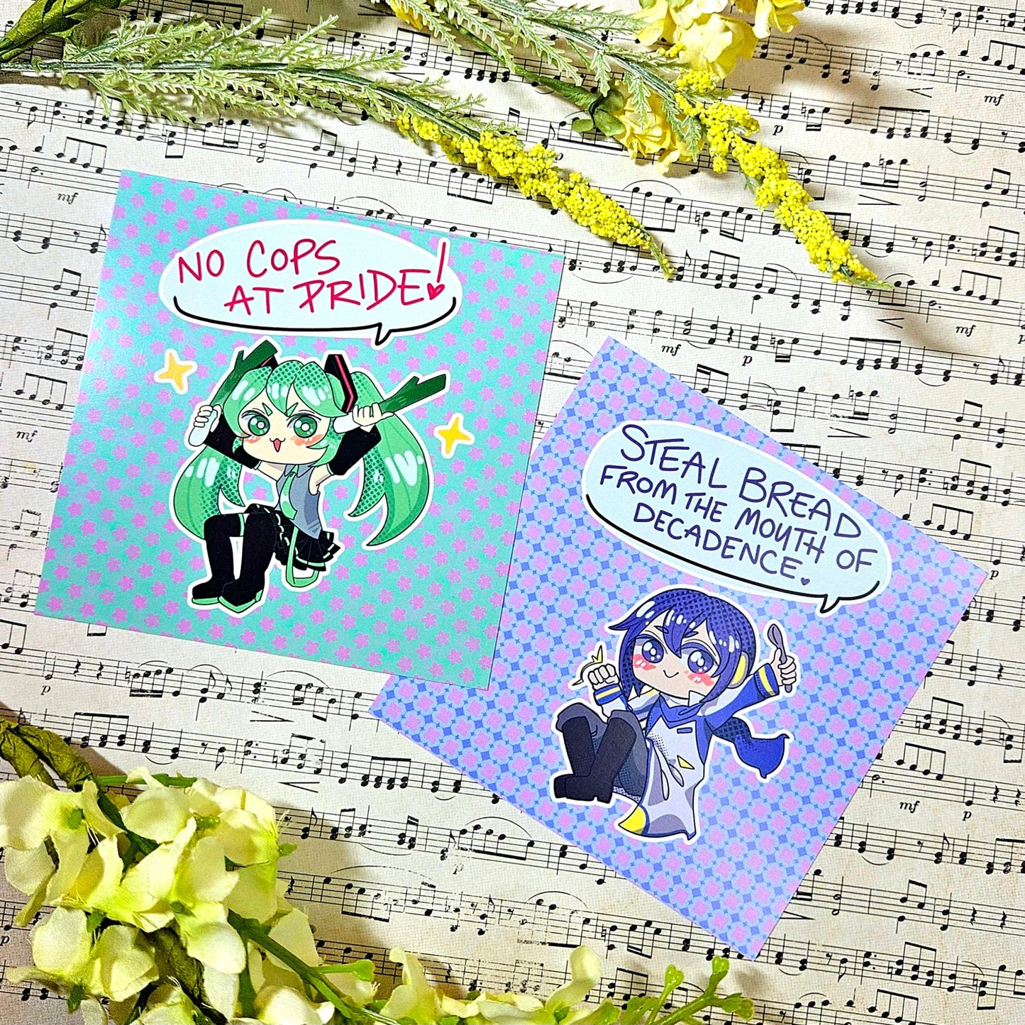 Y2K VTubers Mini Prints!