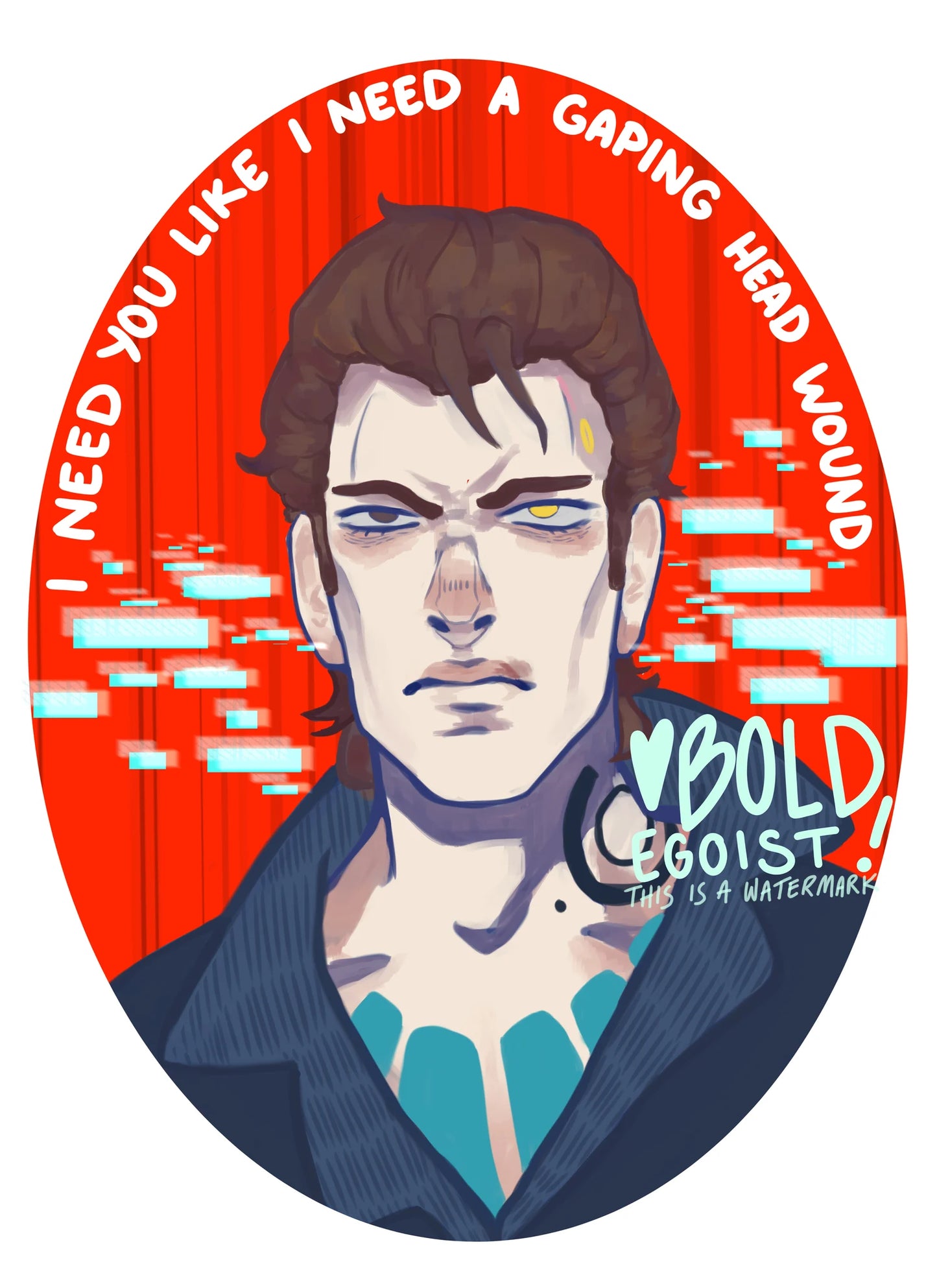 Rhys Portrait Print!