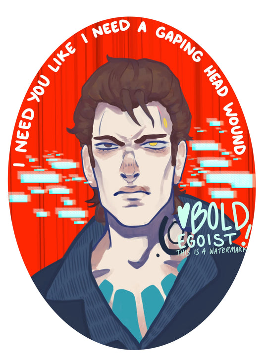 Rhys Portrait Print!