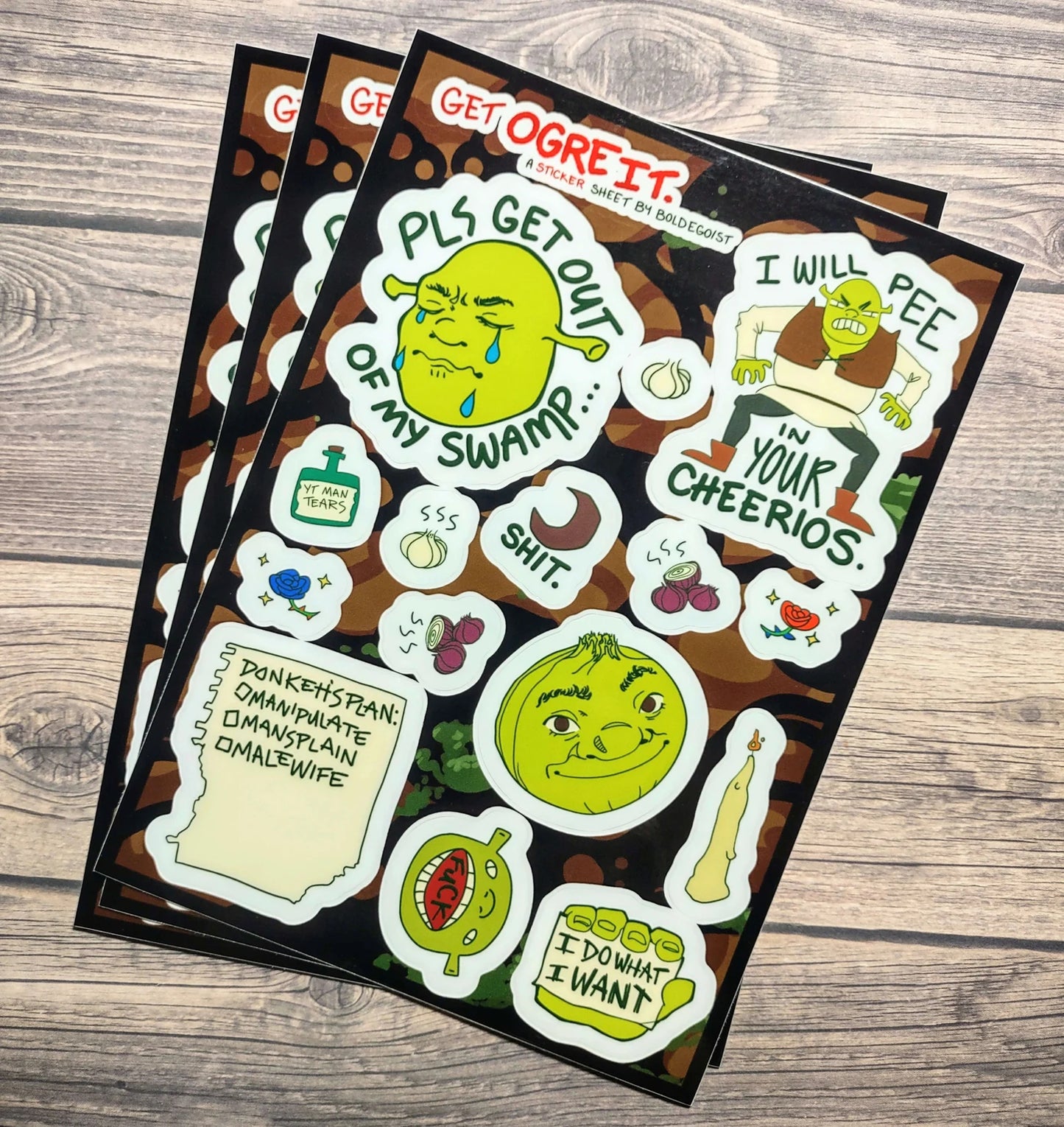'Get Ogre It' Sticker Sheet!