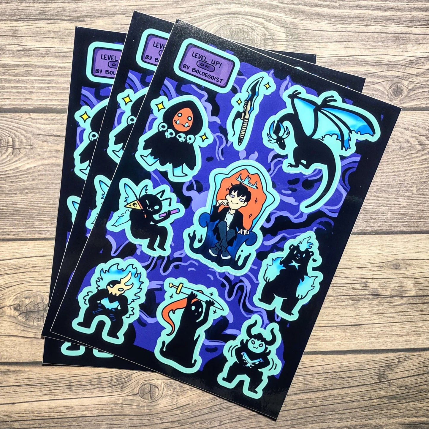 'Level Up!' Sticker Sheet!