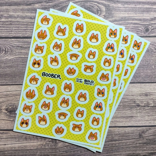 Boober Sticker Sheet!
