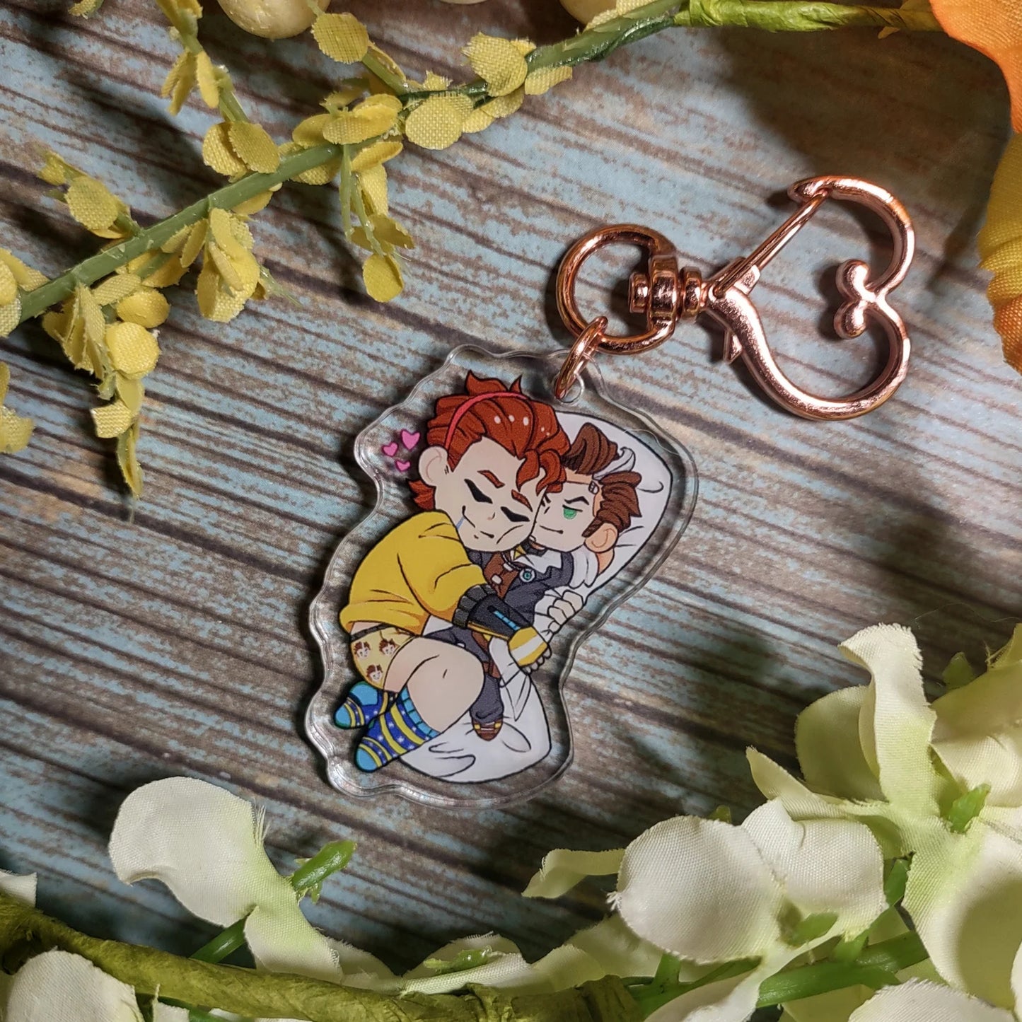 Rhys and his Jack Daki Acrylic Charm!