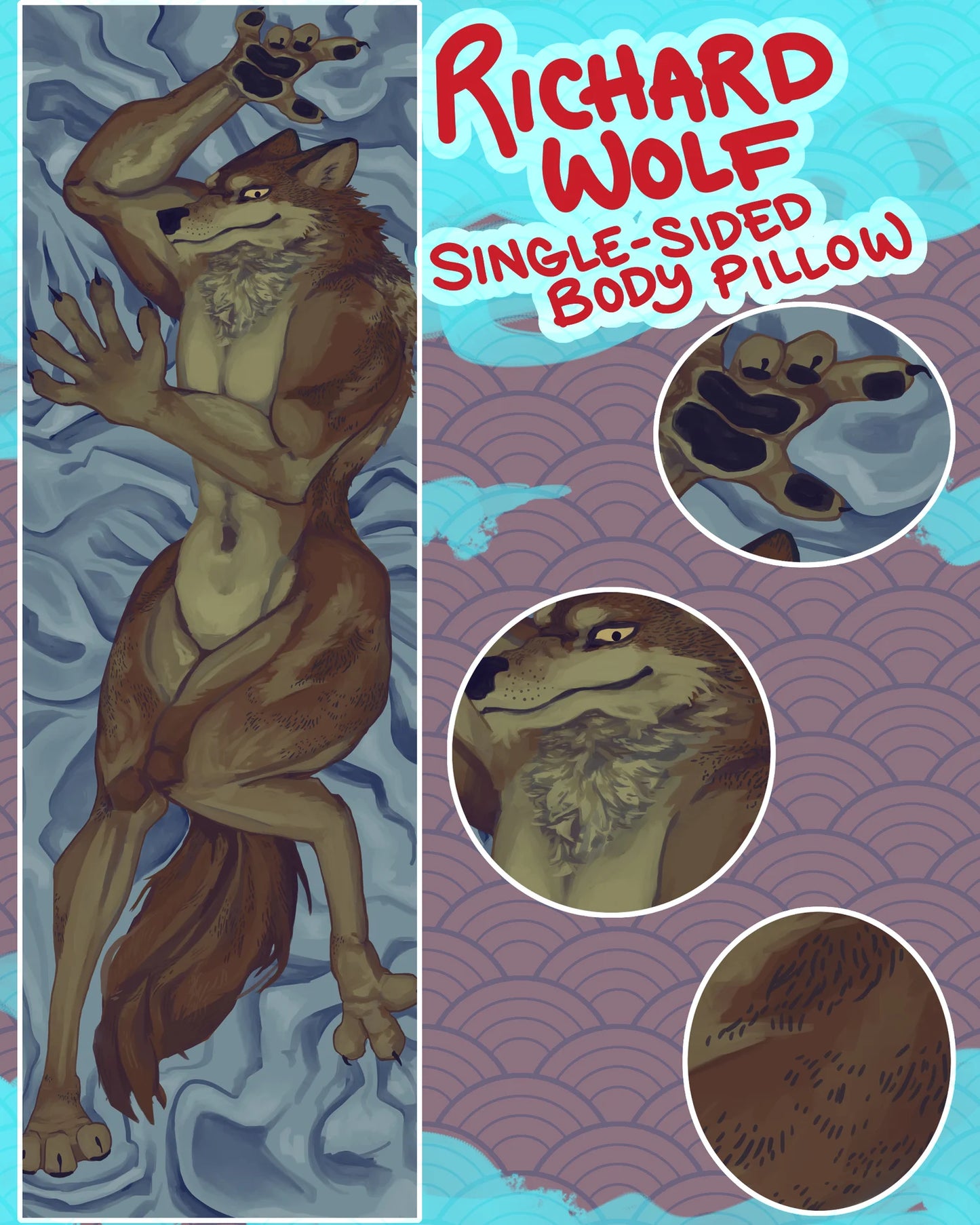 Wolfy Dakimakura!