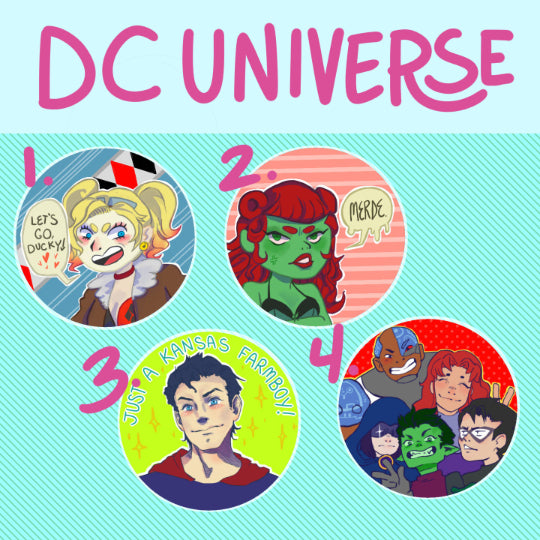 Super Hero Buttons!