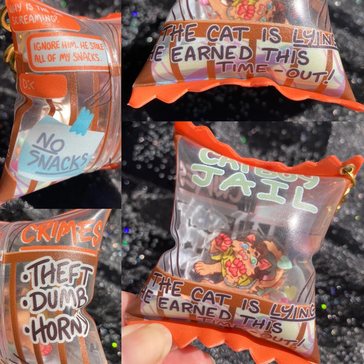 Catboy Jail Candy Bag Charms!