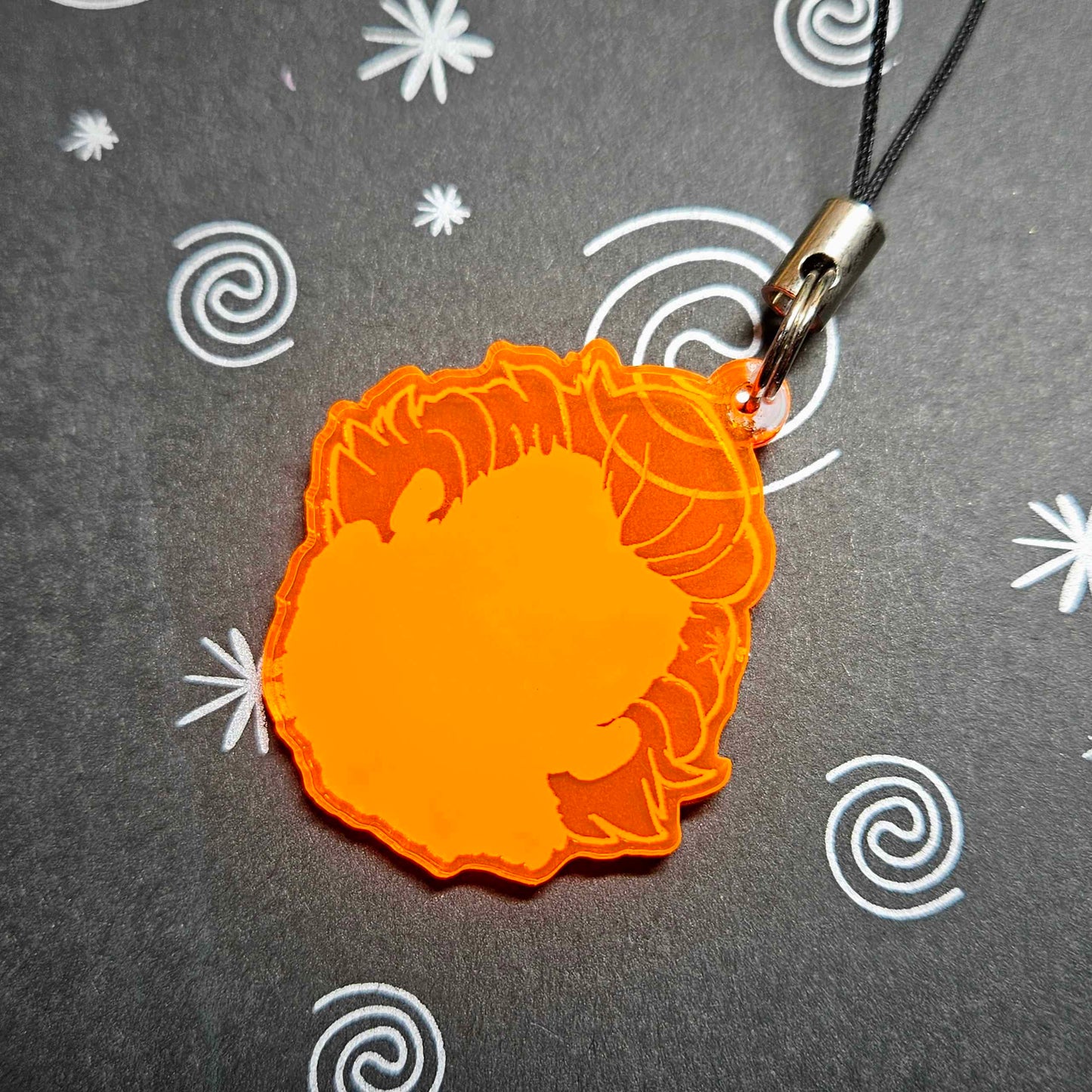 Spooky Orange Creature Clown Acrylic Charm! (Last Chance!)