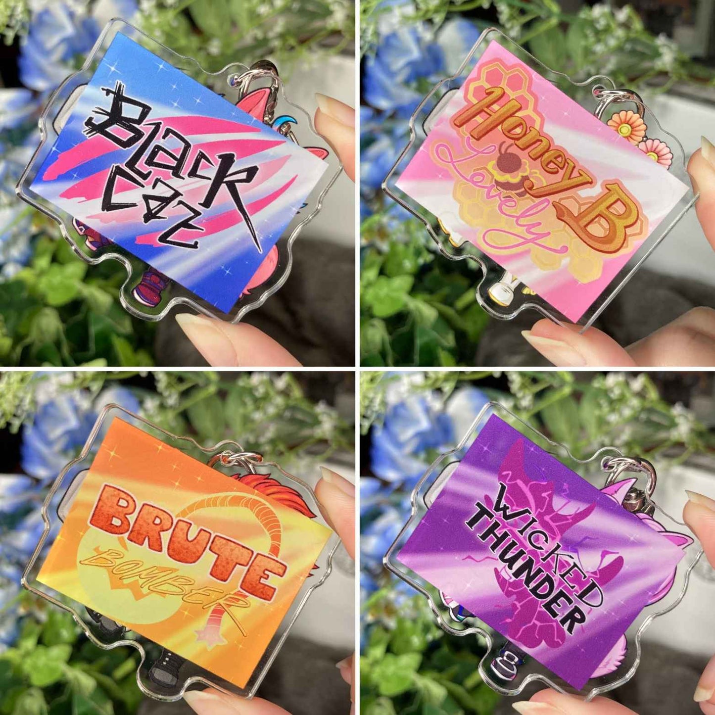 Fantasy Idol Wrestlers Raid Keychains!