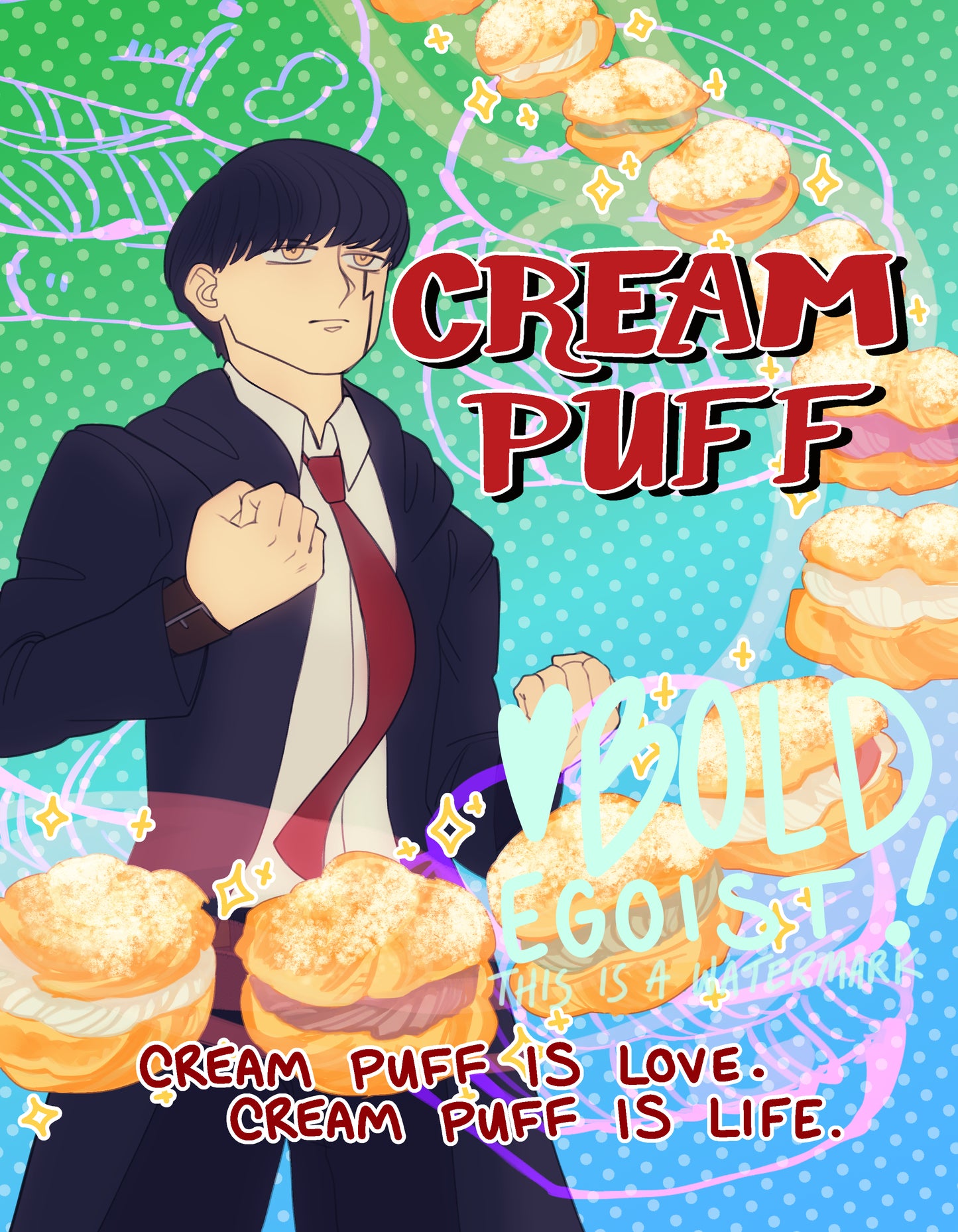 Cream Puff Print!