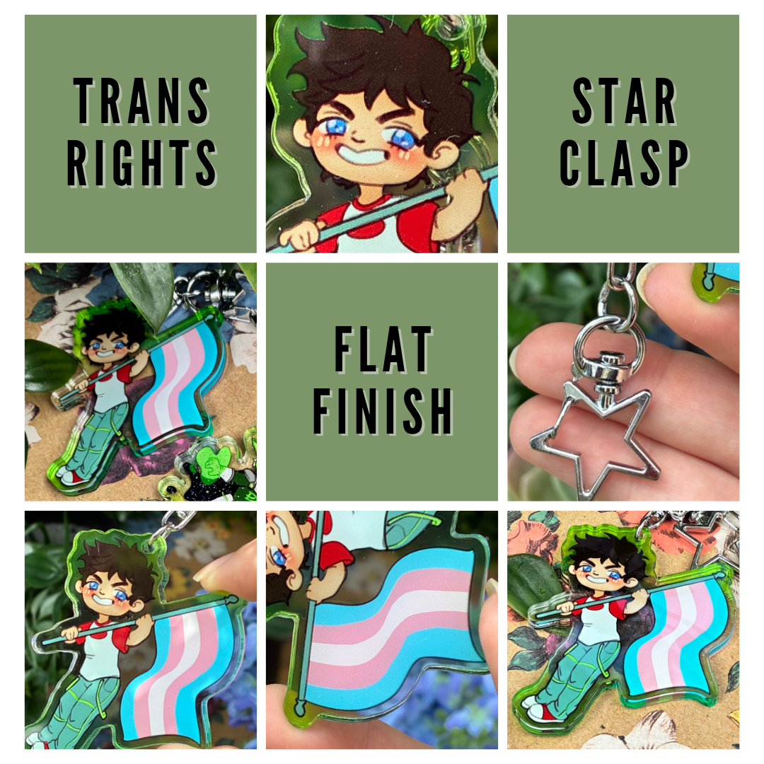 Ghost Boy Acrylic Charms!
