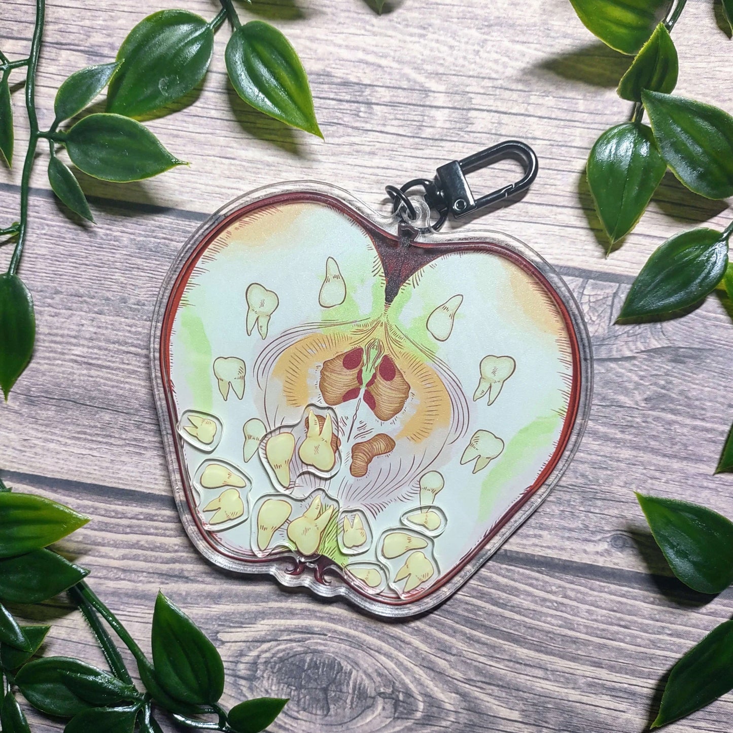 PREORDER: "Bone Apple Teeth" Shaker Charm!