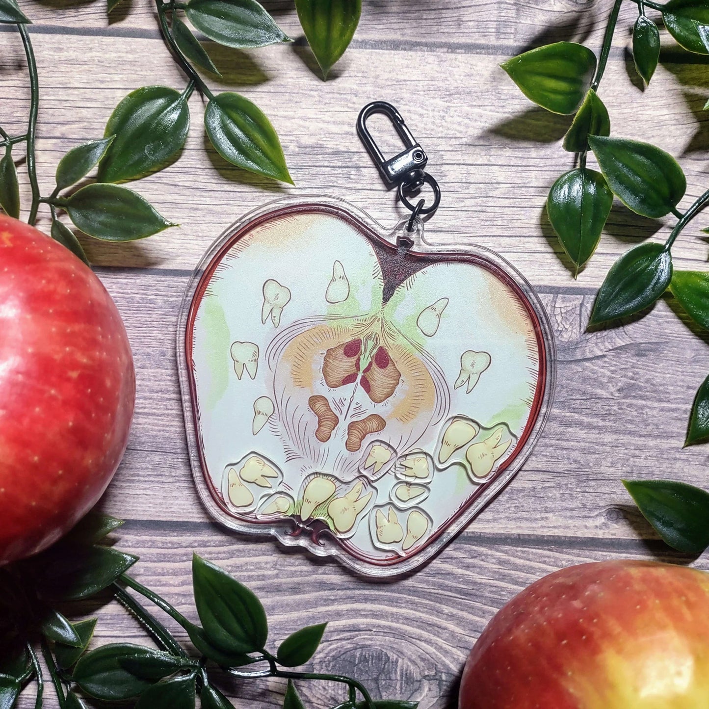 PREORDER: "Bone Apple Teeth" Shaker Charm!