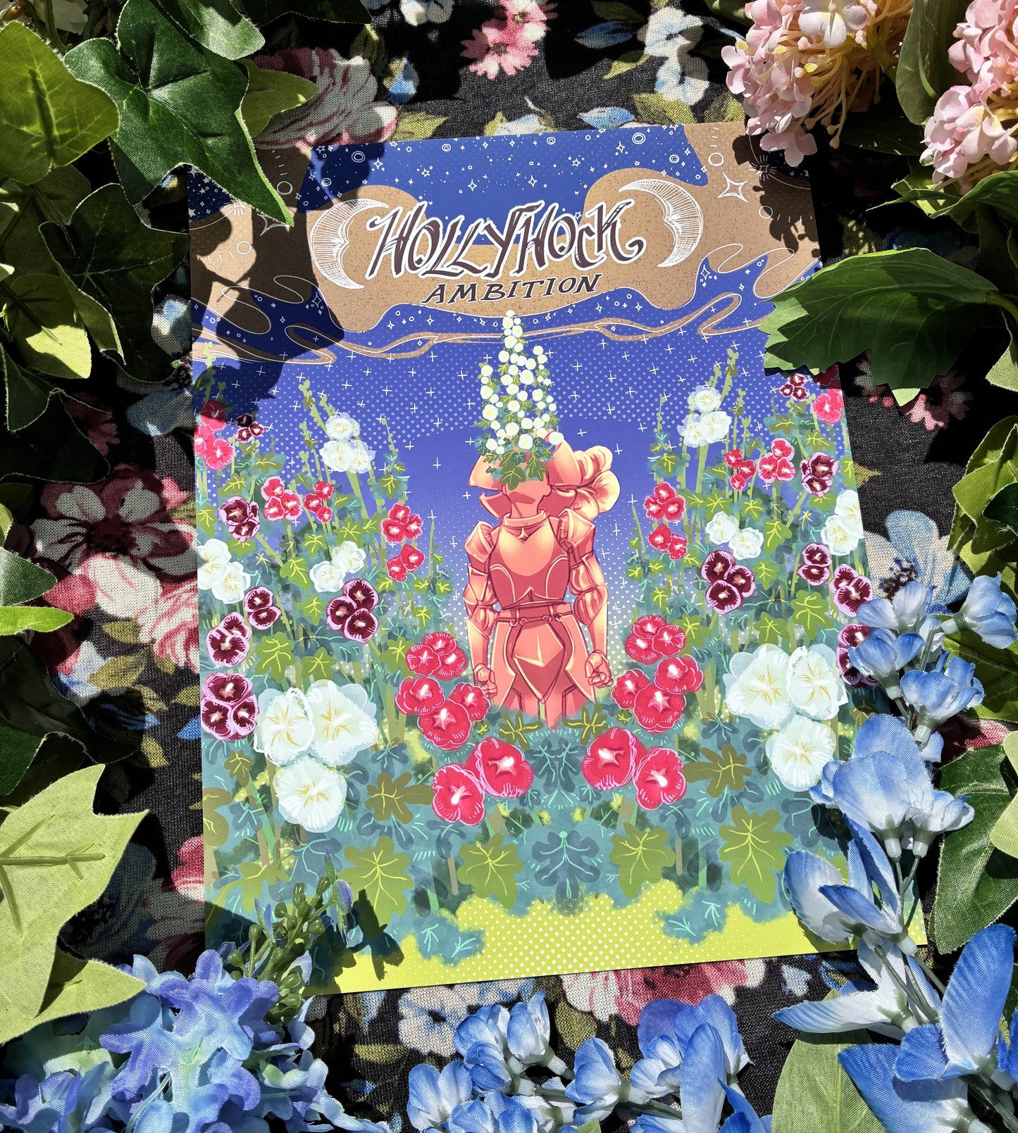Hollyhock Hanahaki Print!