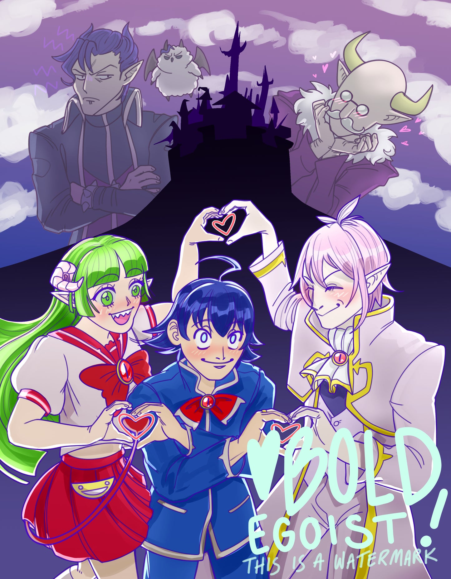 Demon School Friends Print!