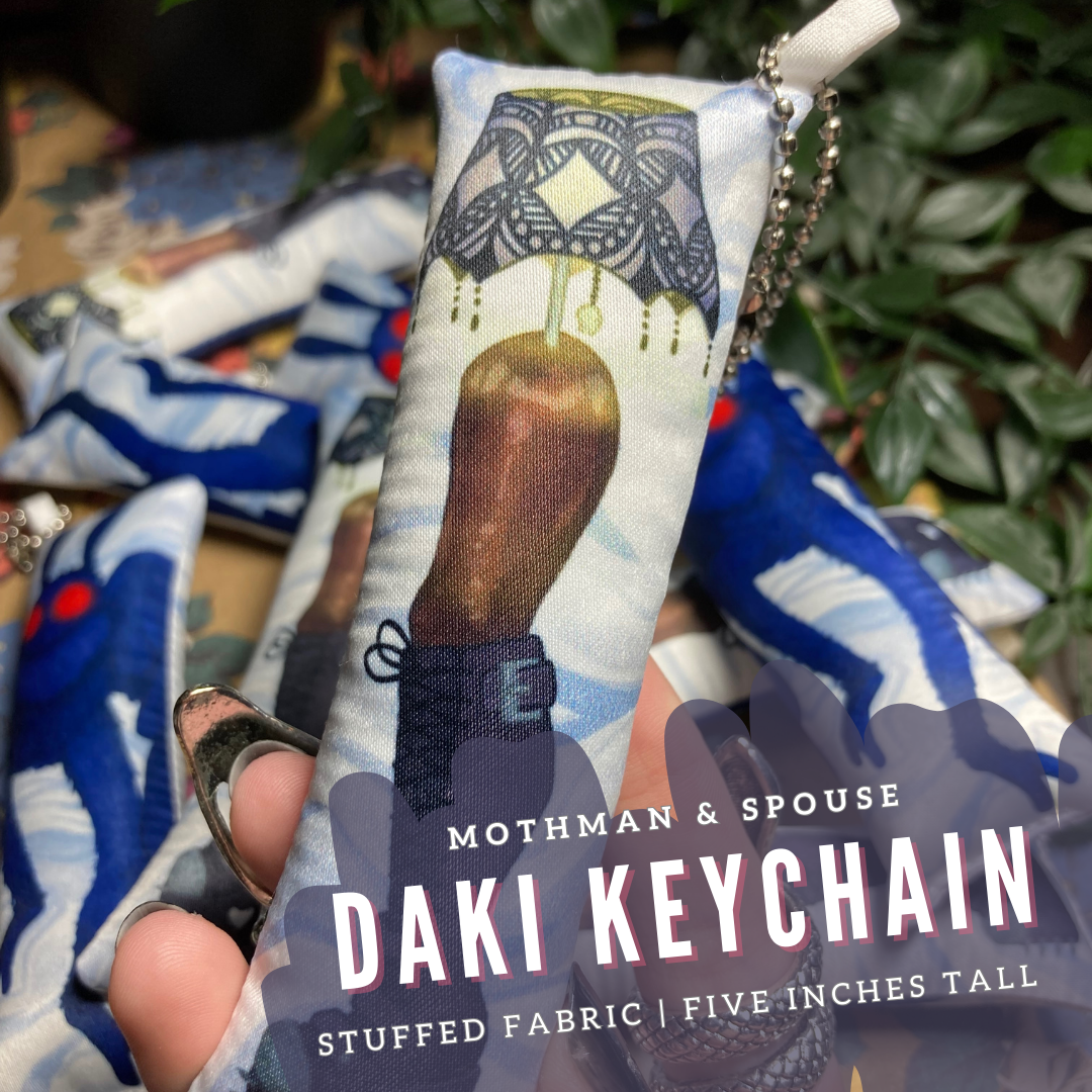 Mothman & Spouse Daki Keychain!