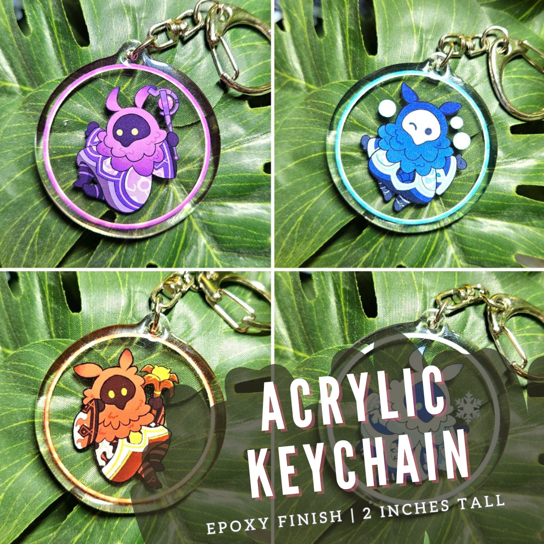 Fuzzy Mage Friends Epoxy Charms!