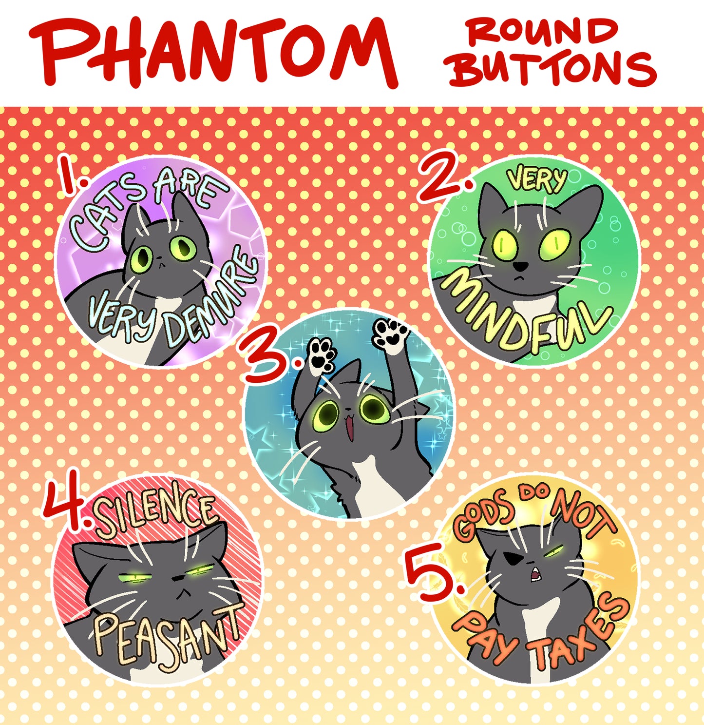 Phantom Round Buttons!
