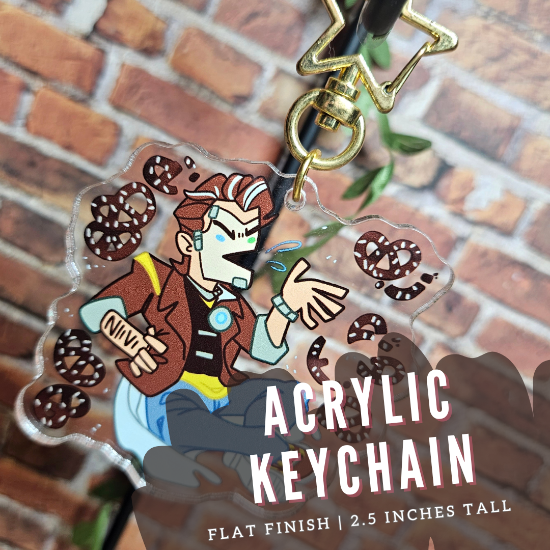 Pretzel Jack Acrylic Charm!