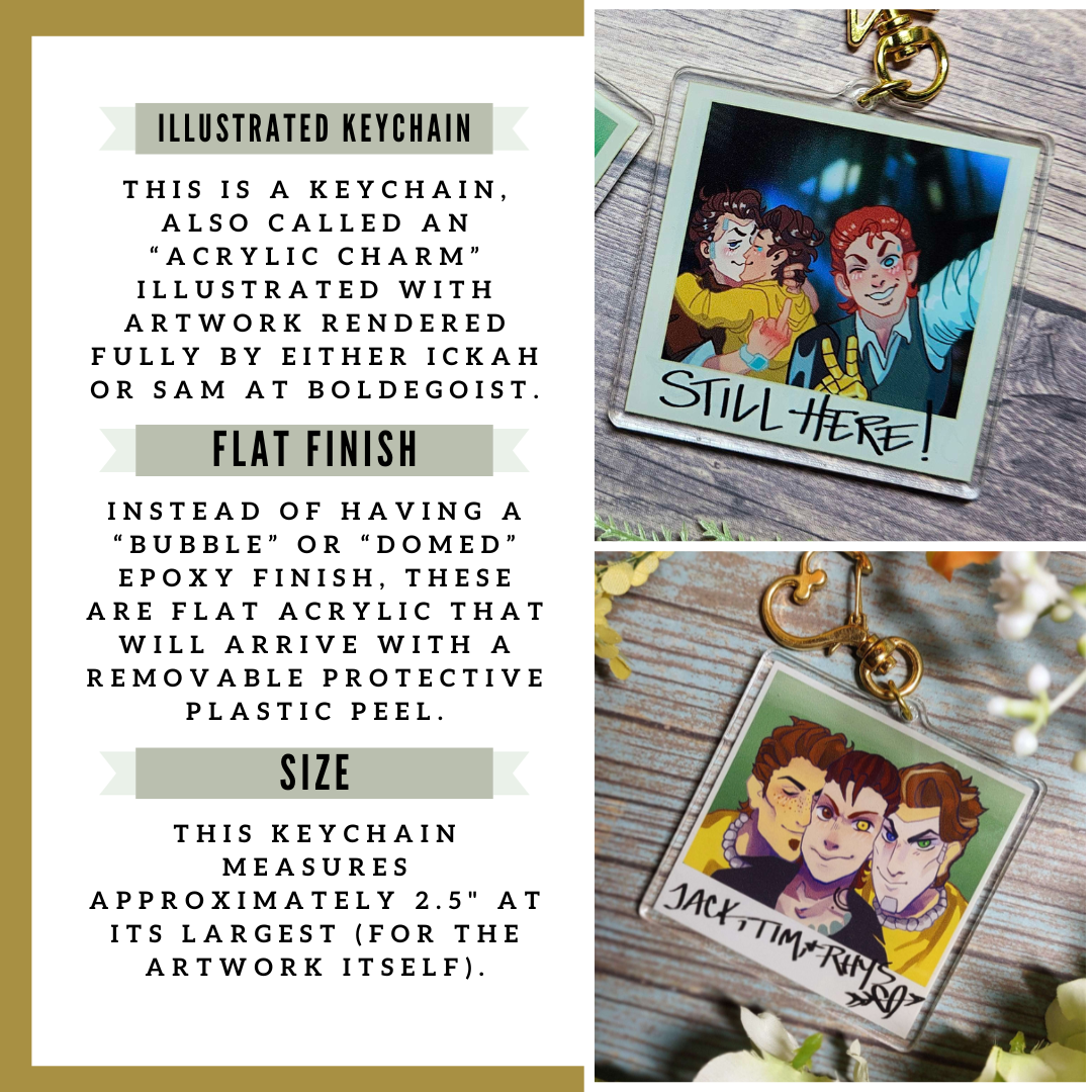 Rhackothy Polaroid Acrylic Charm!