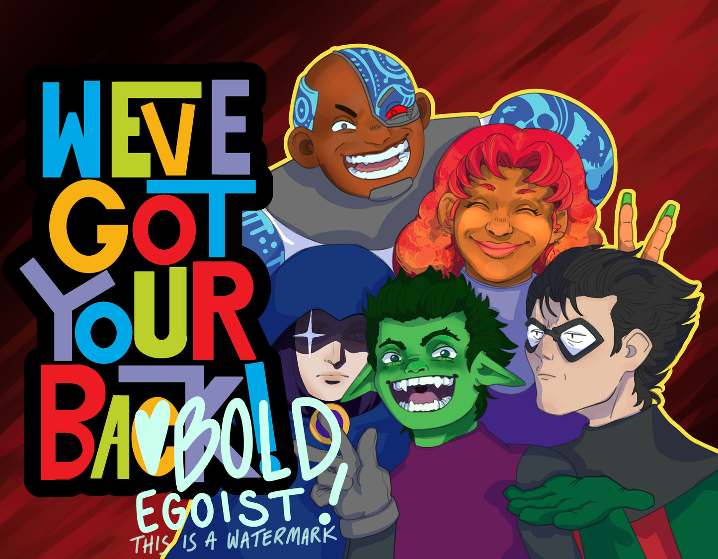 Teen Superheroes Print!