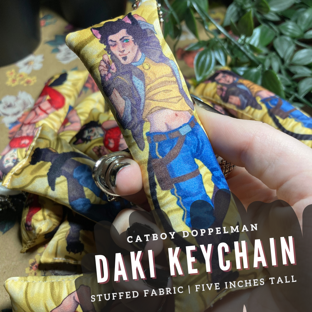 Catboy Doppelman Daki Keychain!