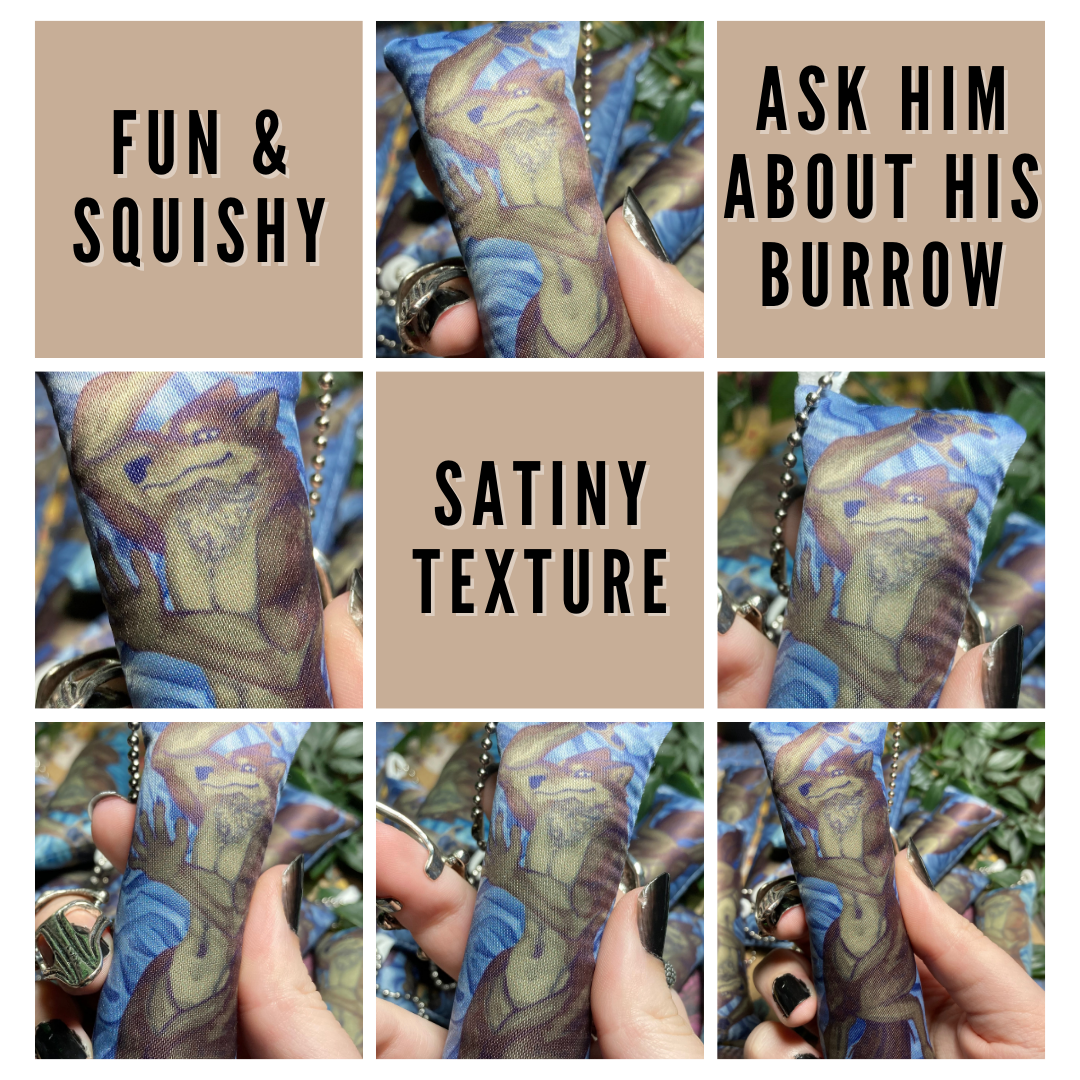 Wolfy Daki Keychain!