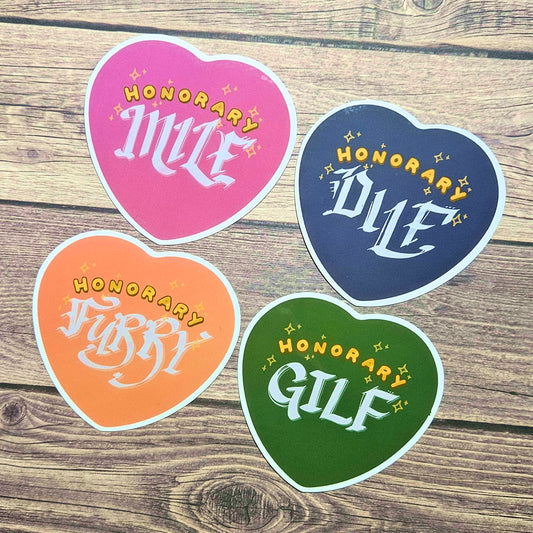'Honorary' Stickers!