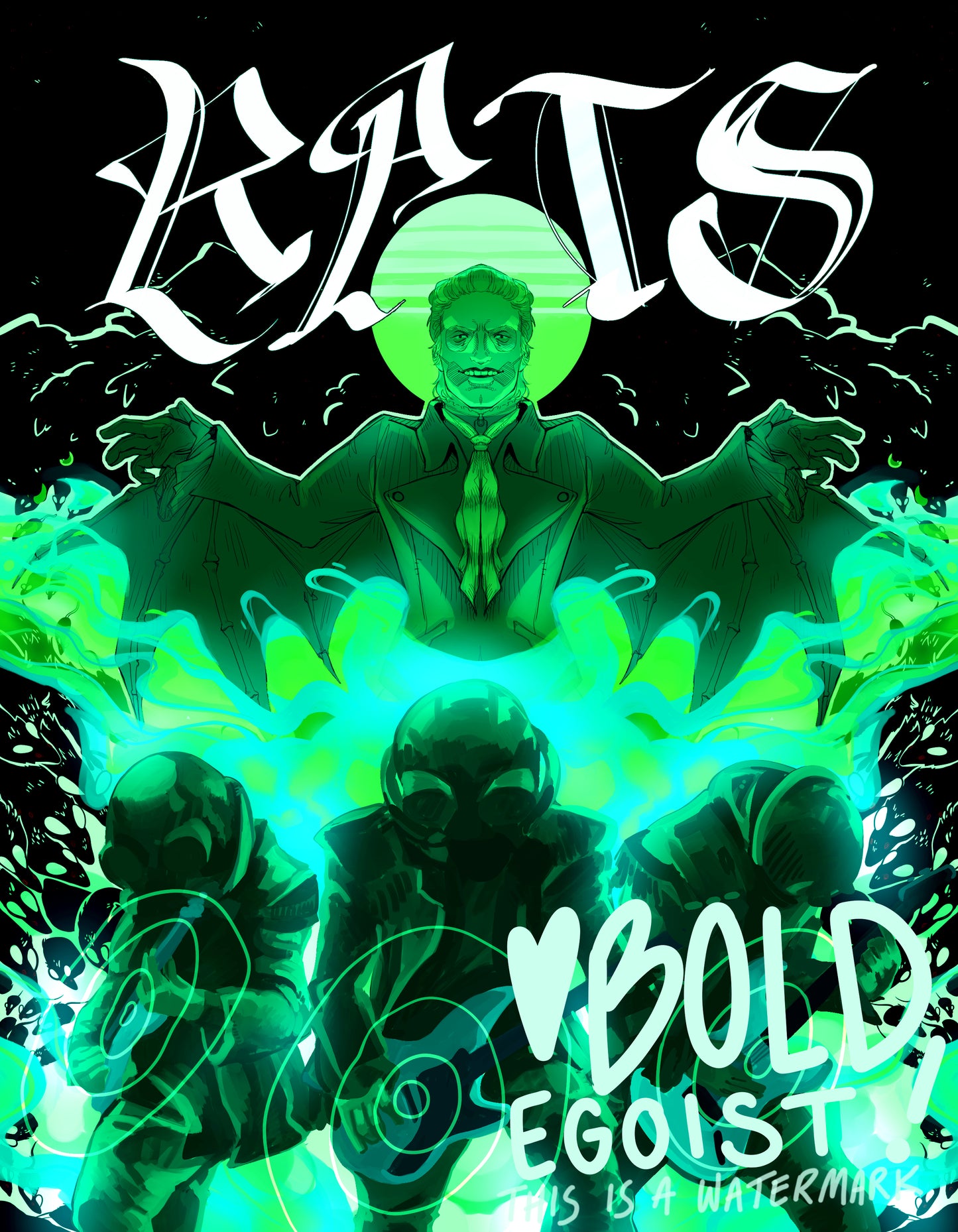 "Rats" Print! [Green]
