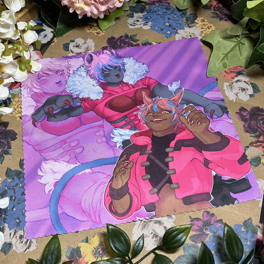 Fantasy Idol Wrestlers Microfiber Cloth!