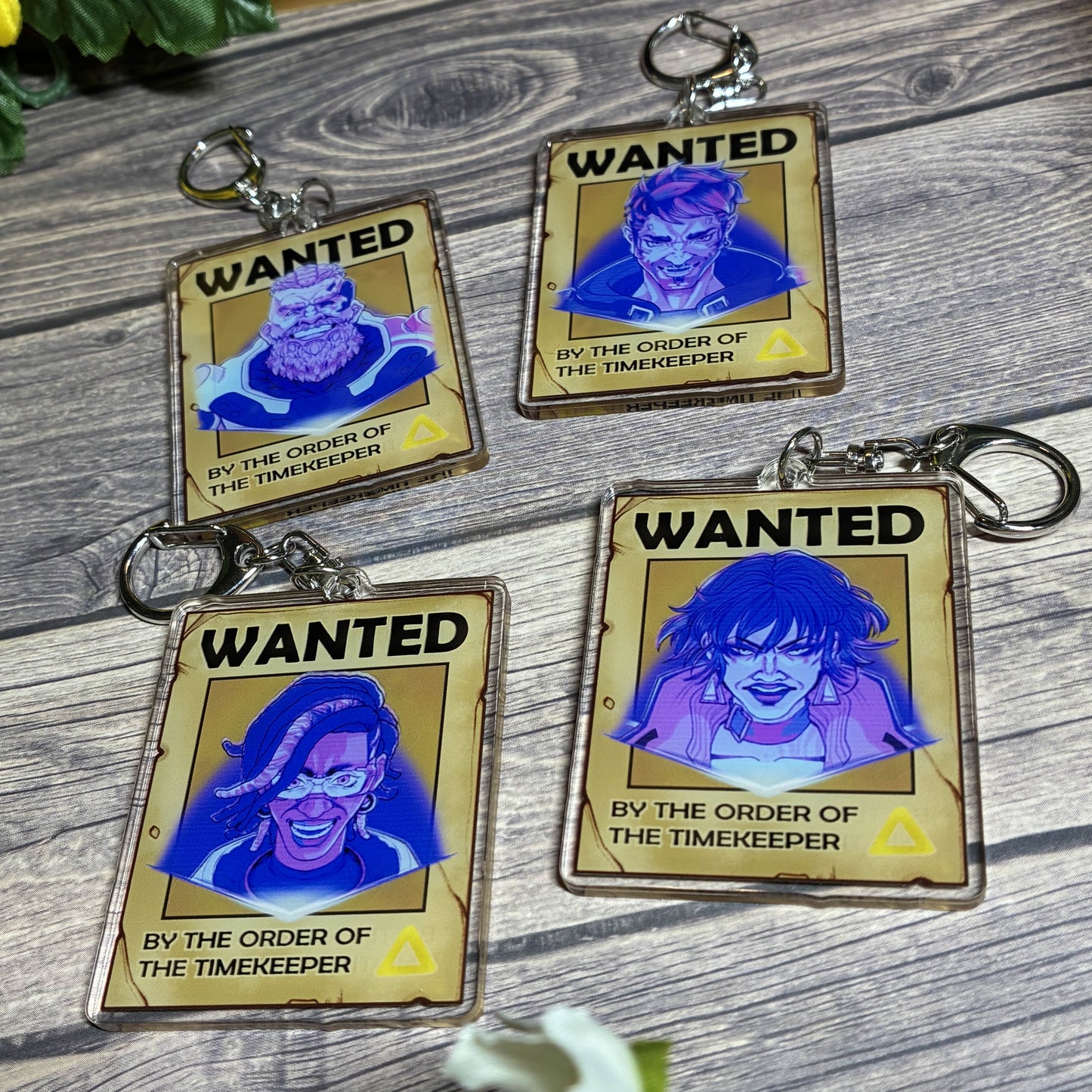 Edgylands Four Hunters Acrylic Charms!