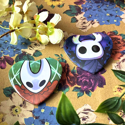 Eldritch Bug Knights Heart Buttons!