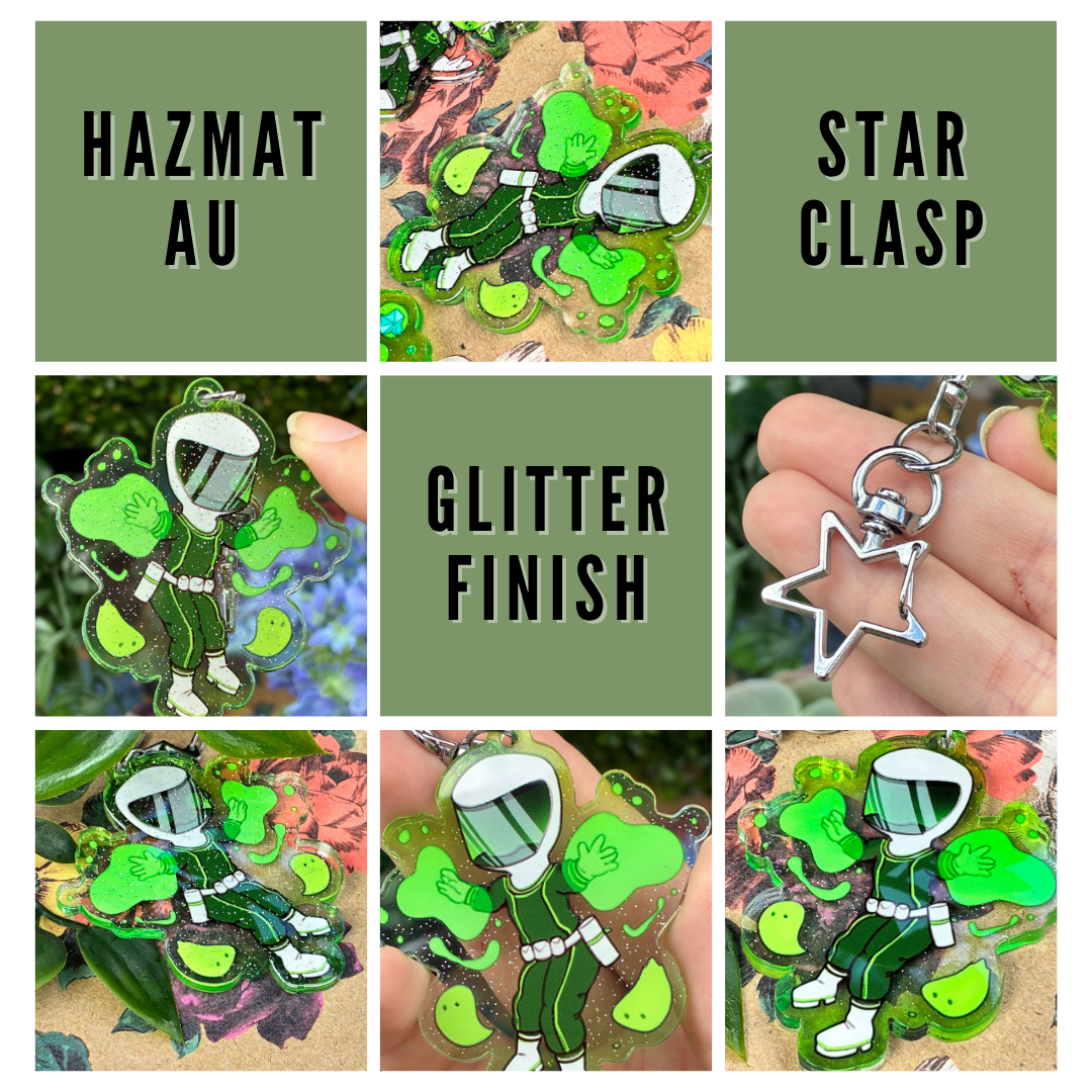 Ghost Boy Acrylic Charms!