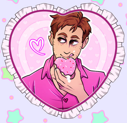 Watermech Valentine's Heart Buttons!