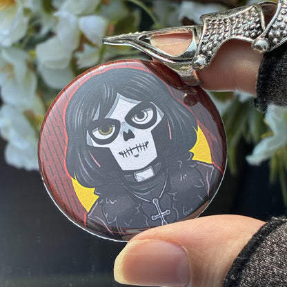 Satanic Senior Citizens Round Buttons!